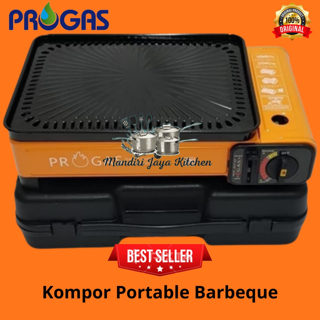 Kompor Progas Portable 2IN1 Barbeque