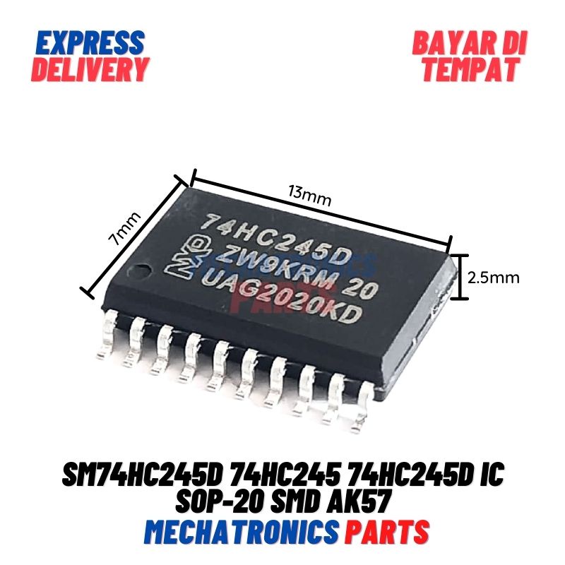 SM74HC245D 74HC245 74HC245D IC SOP-20 SMD AK57