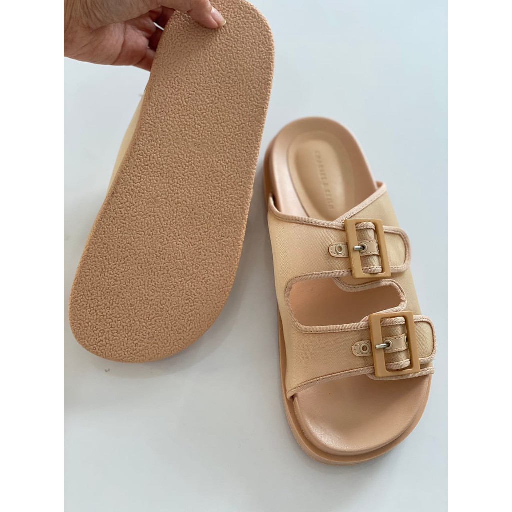 [7.7 Boombastis Sale⚡] - SANDAL WANITA CKS468 MESH FLATFORM SANDALS PREMIUM IMPORT