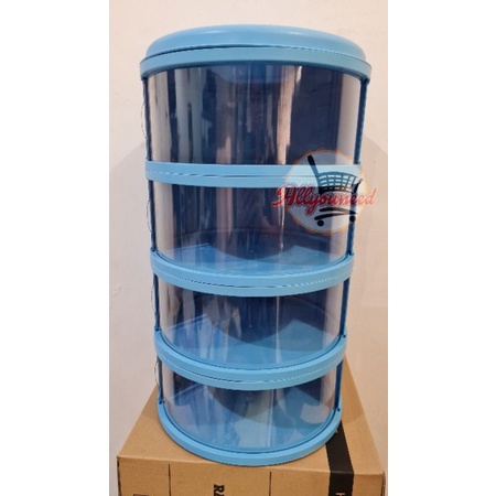 1 kg Rak Penyimpanan Makanan 4 Susun Tingkat Tudung Saji Tutup Food Cover 5 susun-4