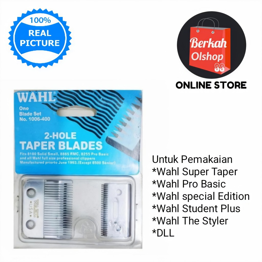 Berkah Oldshop 88 - Mata Pisau Clipper Wahl Super Taper (Ada Tulisan WAHL USA)