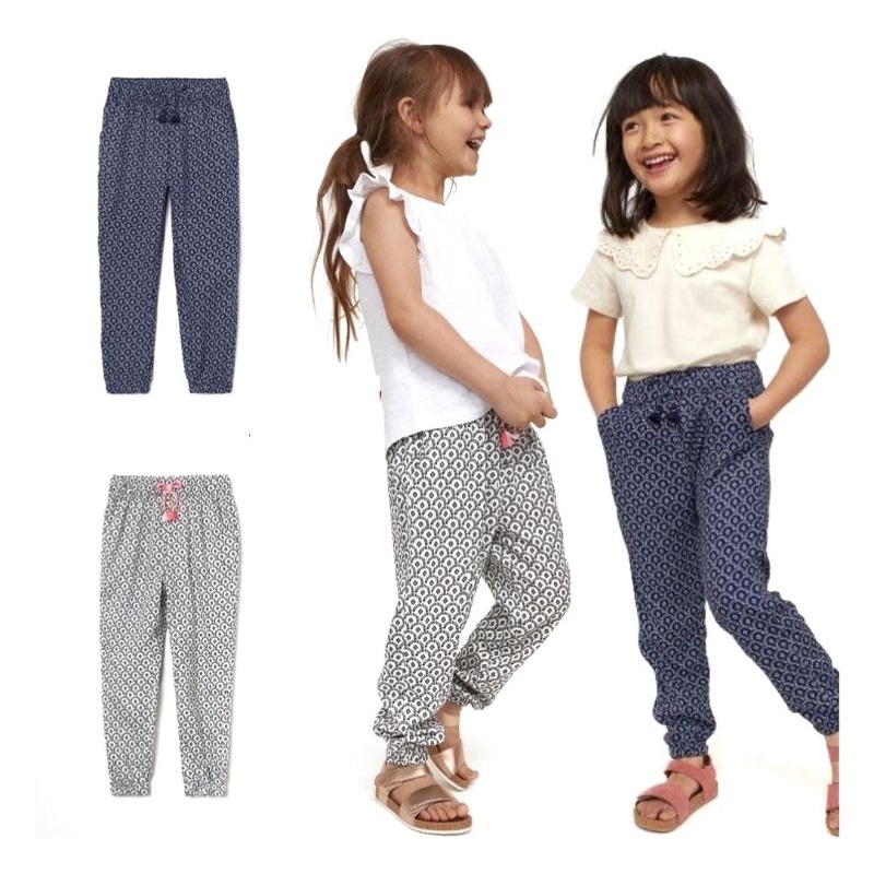 Celana Jogger Anak Perempuan HNM HM Bahan Viscose - Celana Panjang Joger Kulot Anak Perempuan HM