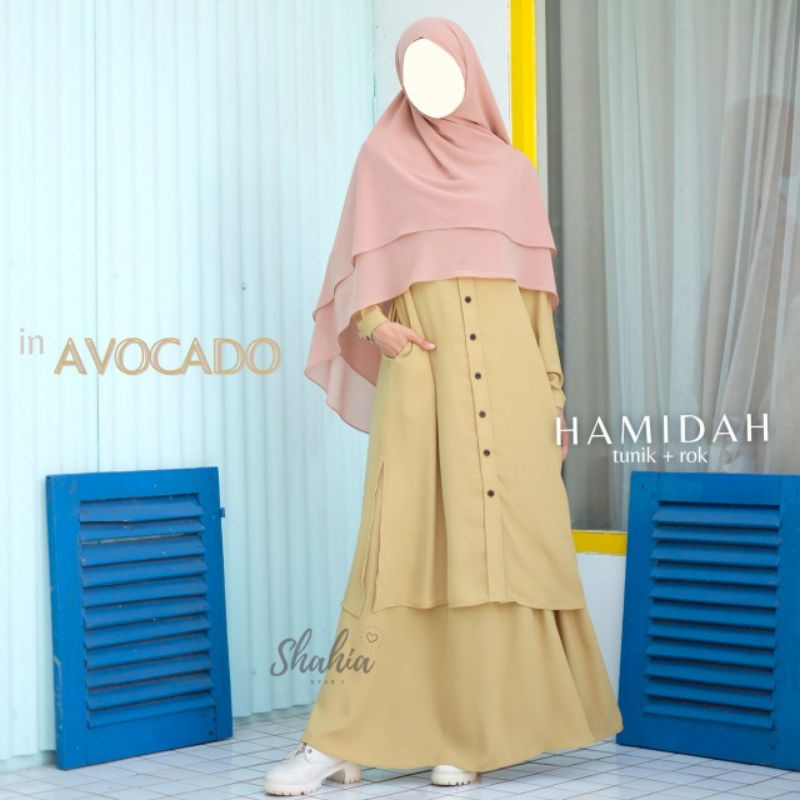 Hamidah Tunik Set Rok