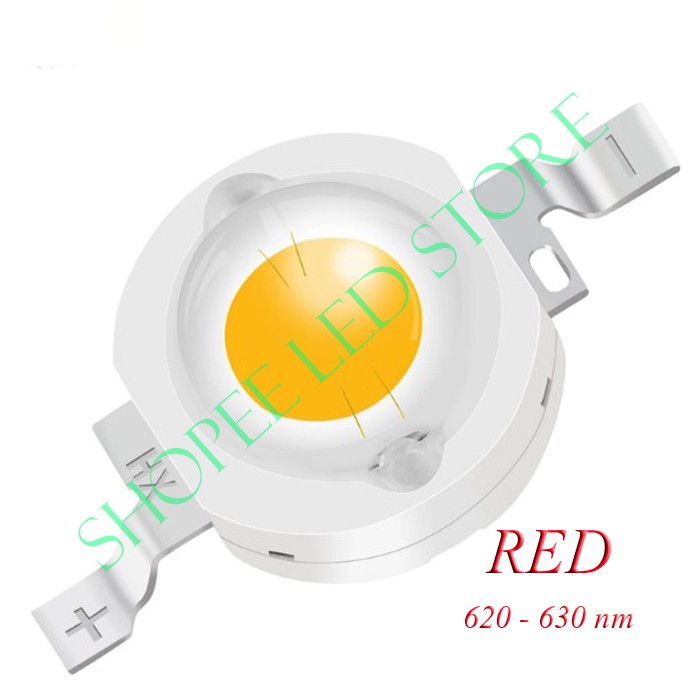 SALE... !! HPL LED 3 WATT RED 620-630nm ( NON PCB ) SUPER BRIGHT AQUASCAPE