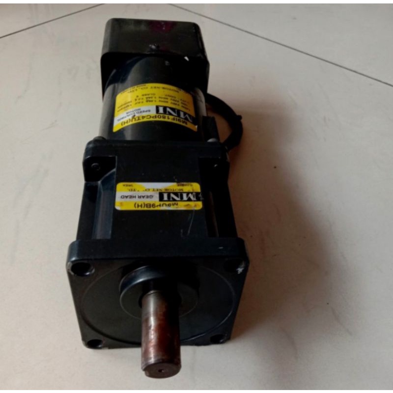 Ac Motor Gearbox 220V 180W Ratio 1 : 12.5 MNI