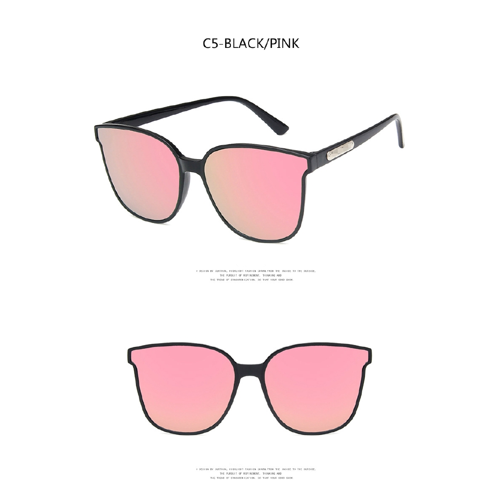 Fashion trend big frame Korean version of ins street shooting men and women sunglasses