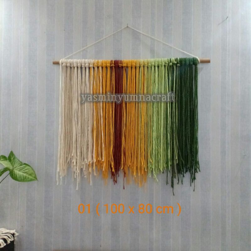 Macrame wallhanging hiasan dinding