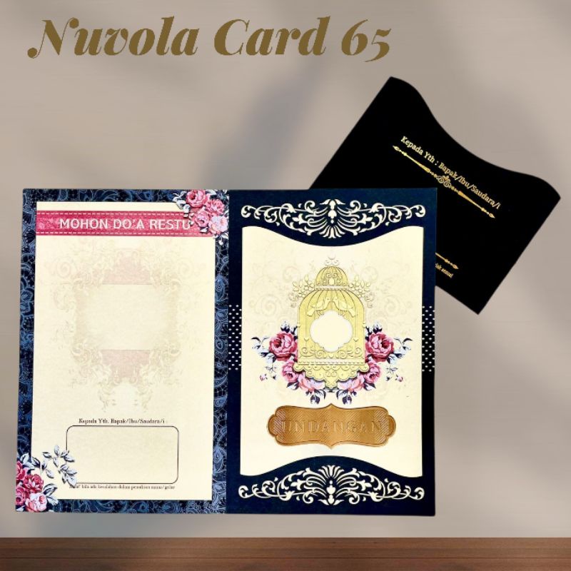 nuvola card 65 undangan pernikahan murah kosongan, blanko undangan, blanko kosong, blangko undangan 