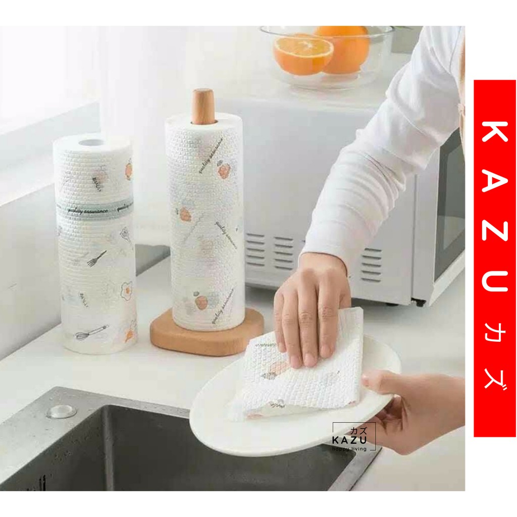 KAZU KHL194 Tissue Lap Dapur Motif Dicuci Pakai Ulang Menyerap Minyak