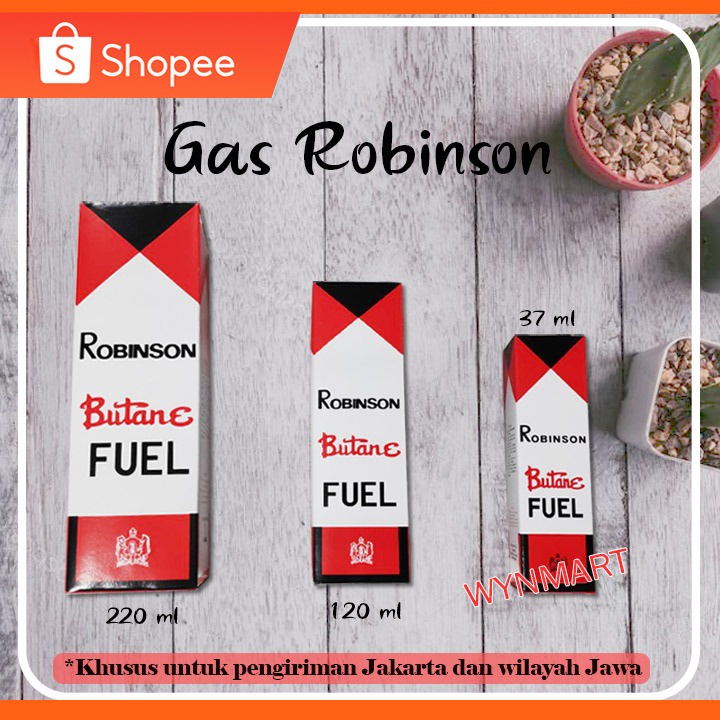 Jual Robinson Tabung Isi Ulang Korek Api Gas Refill Lighter Ml