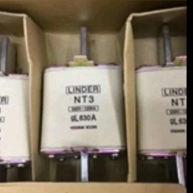 NH Fuse Link Size 2 atau NT-2 250-400 Ampere 660V merk Linder