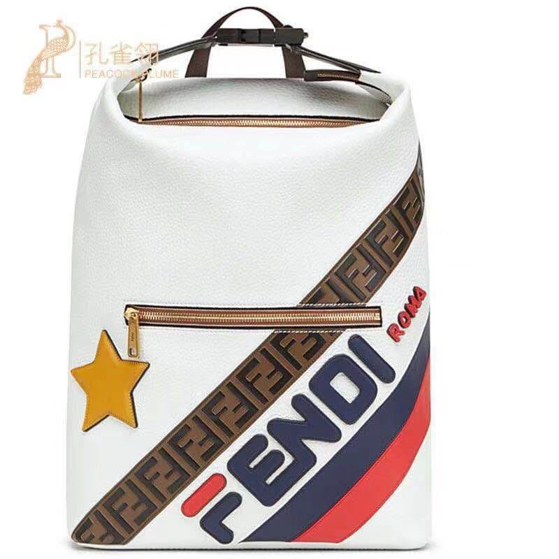 fendi logo backpack