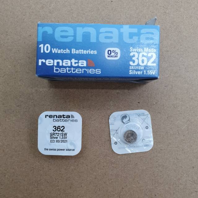 Baterai Renata SR721SW/362 1,55V Original