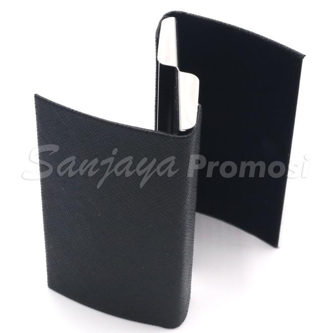 

Tempat Kartu Nama / Name Card Holder Kulit 2 Sisi - Hitam Produk Hot Sale