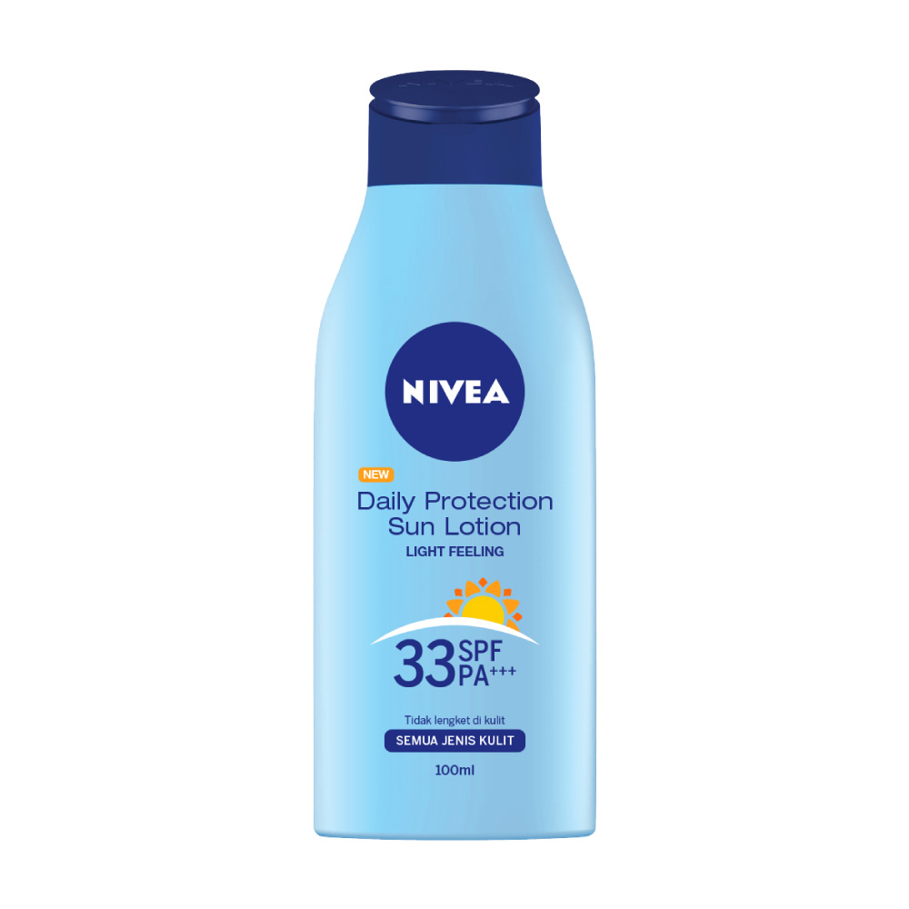 NIVEA Body Lotion Daily Protection Sun SPF33 100ml - Proteksi untuk semua jenis kulit Image 2