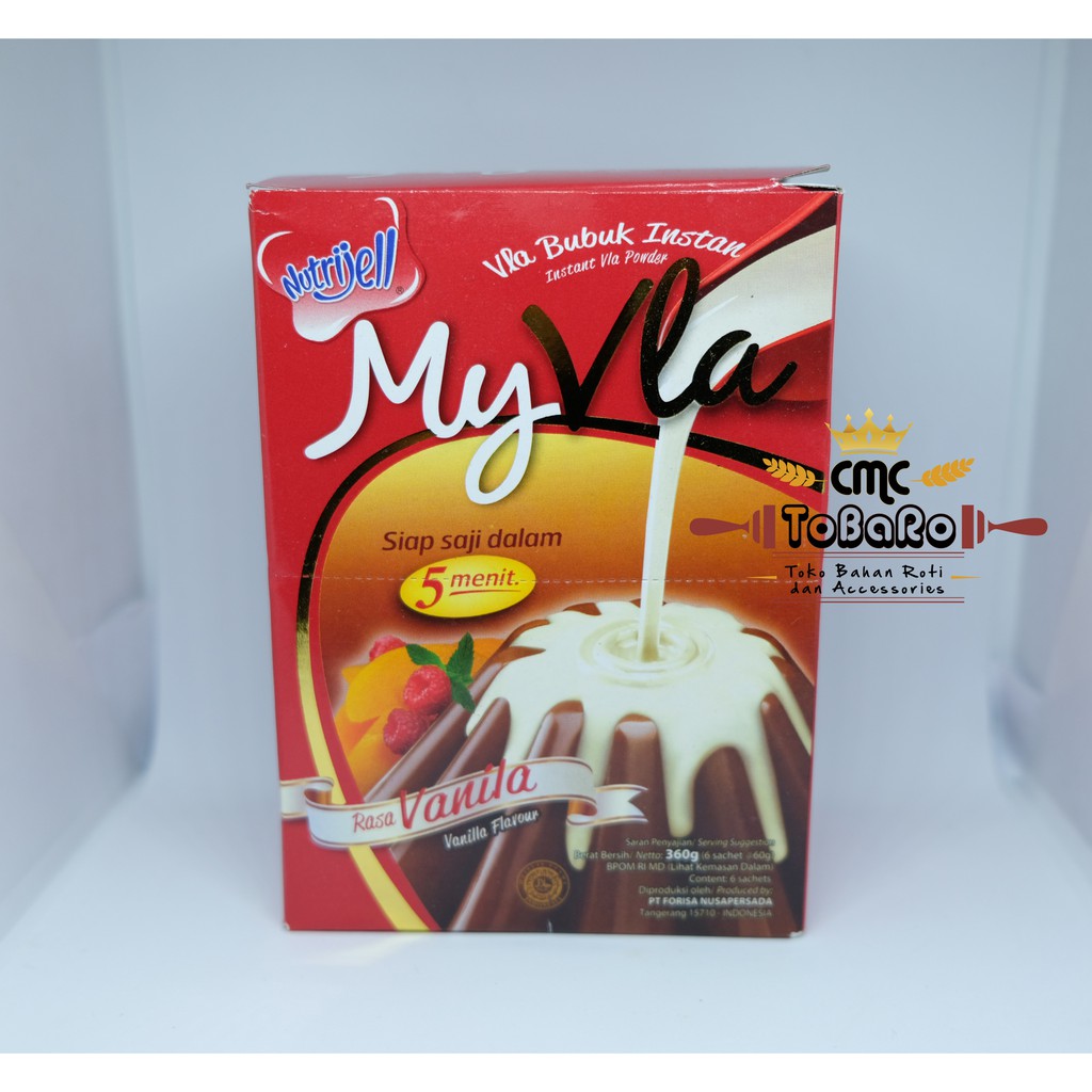 

[PACK] My Vla Vanilla isi 6 || Bubuk Fla Instant