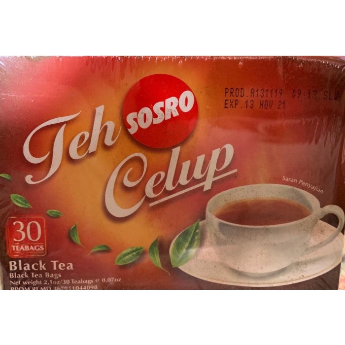 

Bb06F21D Teh Celup Sosro Black Tea 30 Pc Gg054Ss