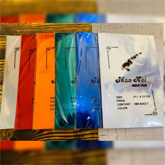 

Plastik Mika Film Jilid Ikan Koi F4 Folio isi 100 Lembar