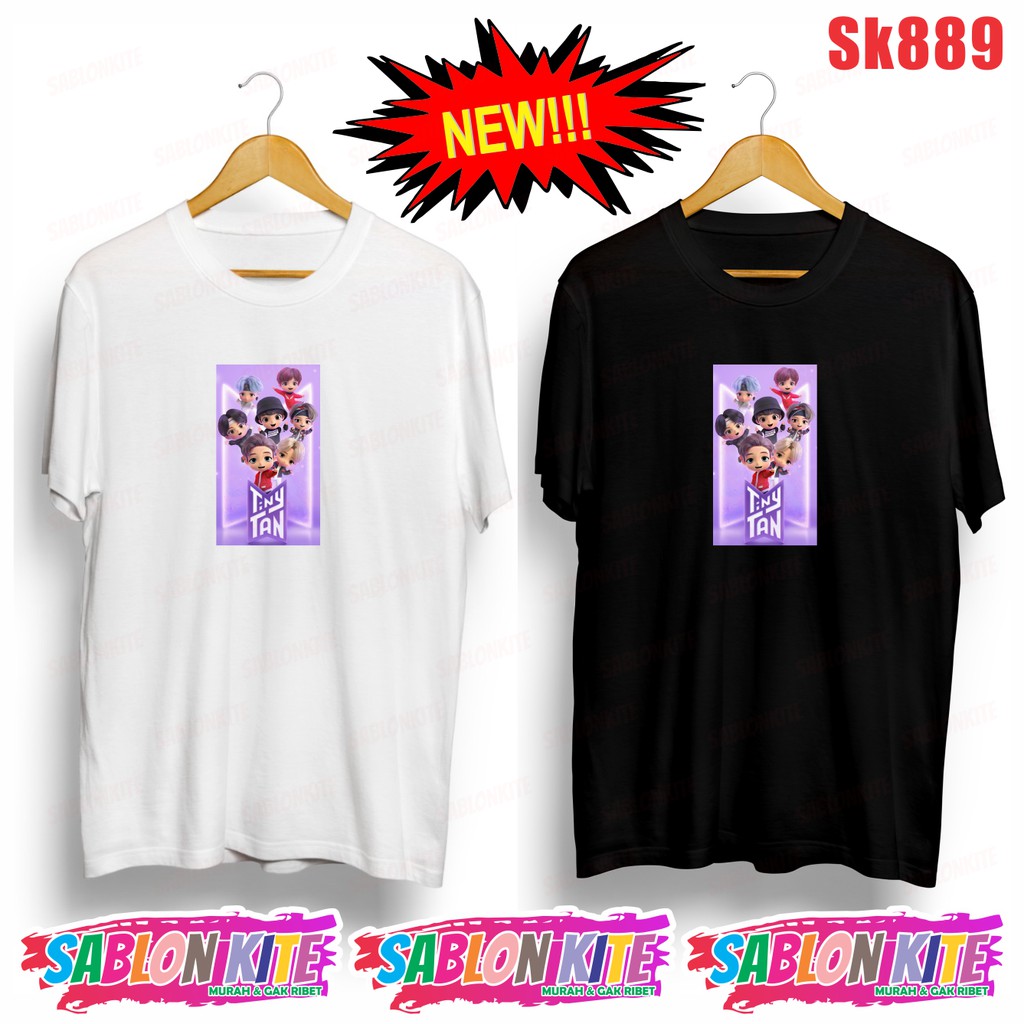 MURAH!!! KAOS COVER TINYTAN DREAM ON SK889 UNISEX ADA 6 WARNA