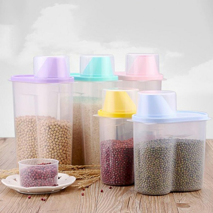 Toples Wadah Penyimpanan Makanan Tuang 1,9L Food Storage Jar TP01