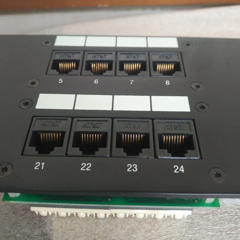 Pacth Panel 32 Port AT&amp;T T568 B wiring 1100 modular cat5