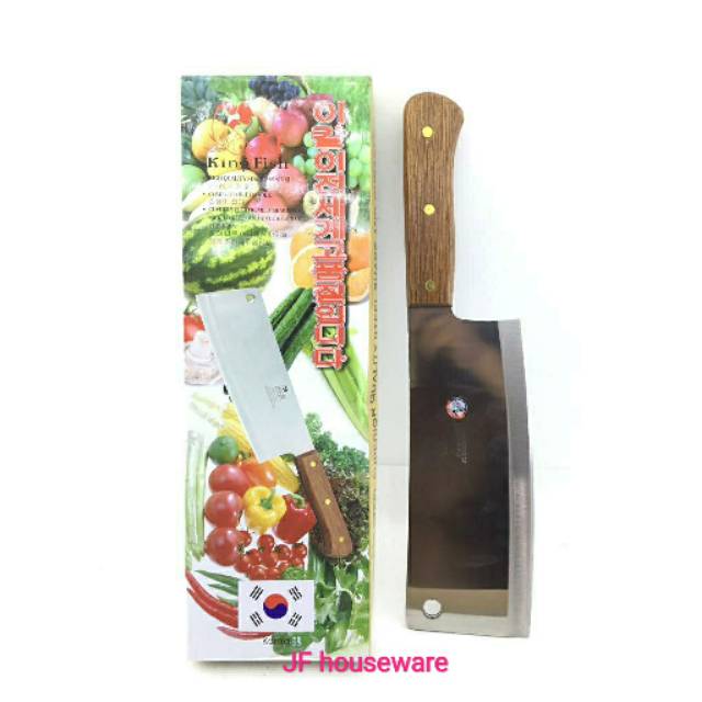 Golok daging tajam gagang kayu  korea  32 cm Shopee  Indonesia