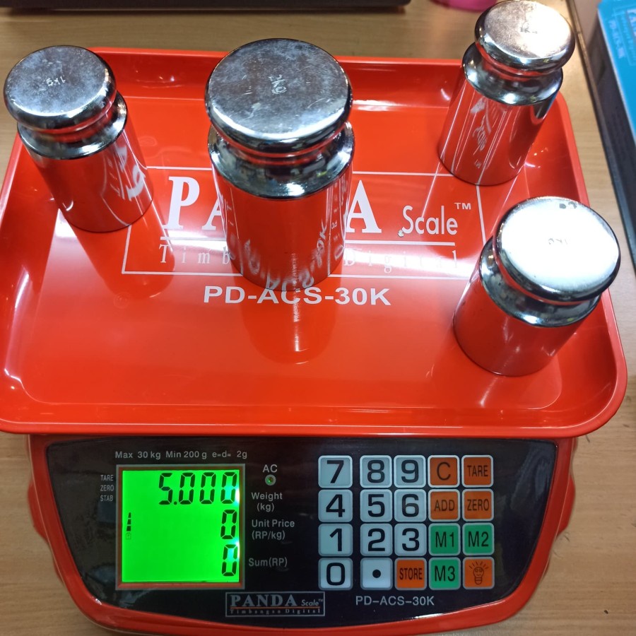 Timbangan Digital Barang Ekspedisi Buah Laundry 30kg Panda ACS