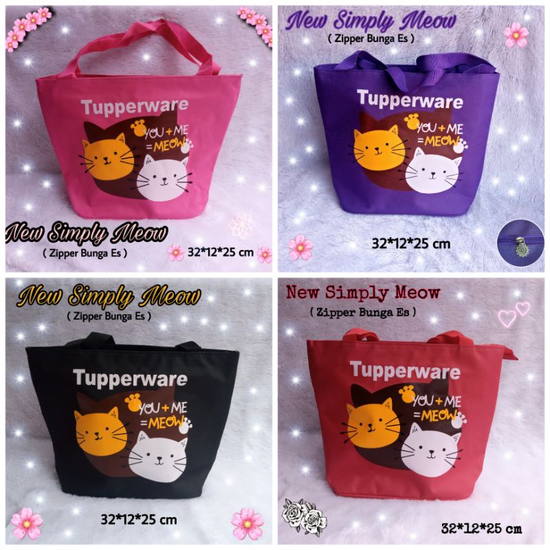 Tas bekal new simply You &amp; Me ( Zipper Bunga es )