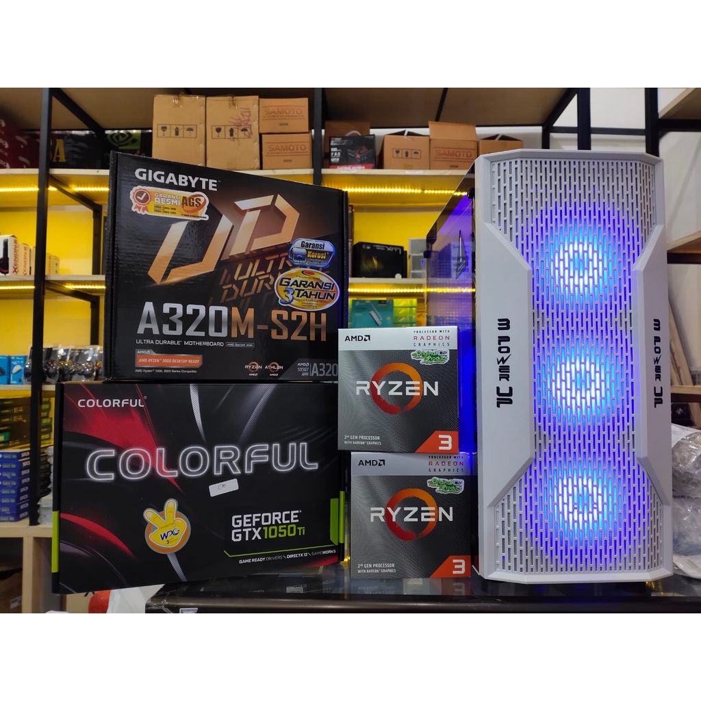 PC RYZEN 5 5600G  / RAM 8GB / SSD 240GB  / VGA GTX 1650 / CASE GAMING