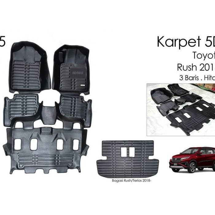 KARPET 5D MOBIL TOYOTA RUSH 2018