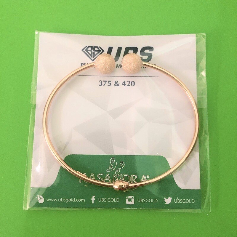 Gelang Bangle Tinju Bola Pasir Bulat Diorr Kecil UBS