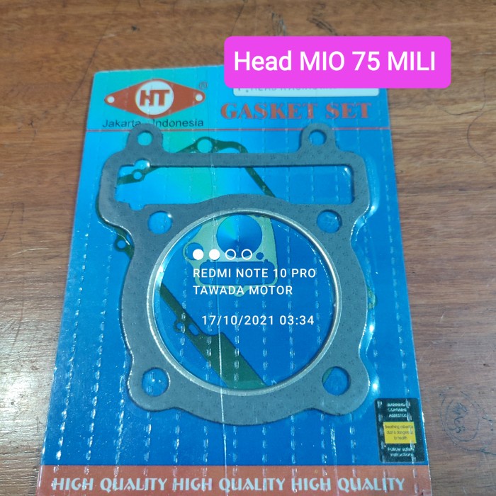 PAKING RACING BLOK HEAD ATAS UKURAN 75 YAMAHA MIO MIO SOUL