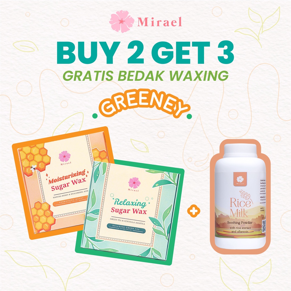 MIRAEL Paket Greeney Sugar Waxing Kit