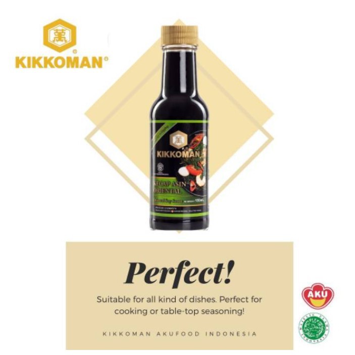 Kikkoman Oriental Light Soy Sauce Shoyu - Kecap Oriental HALAL 150ml