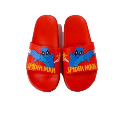 Sandal Selop anak karet Karakter Spiderman