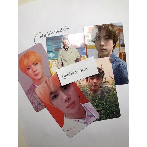 PHOTOCARD OFFICIAL BTS DVD & PC ALBUM SEOKJIN