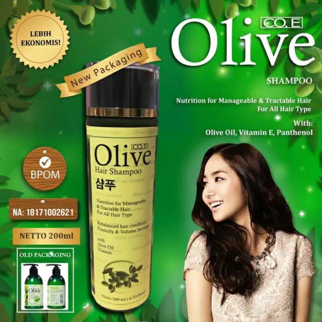 Olive Hair Shampoo Korea BPOM Original [ Shampoo Olive ]