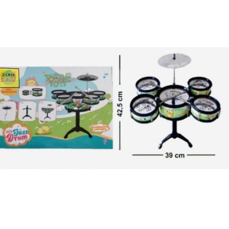 Best seller Mainan Jazz Drum Set DrumBand Anak 866