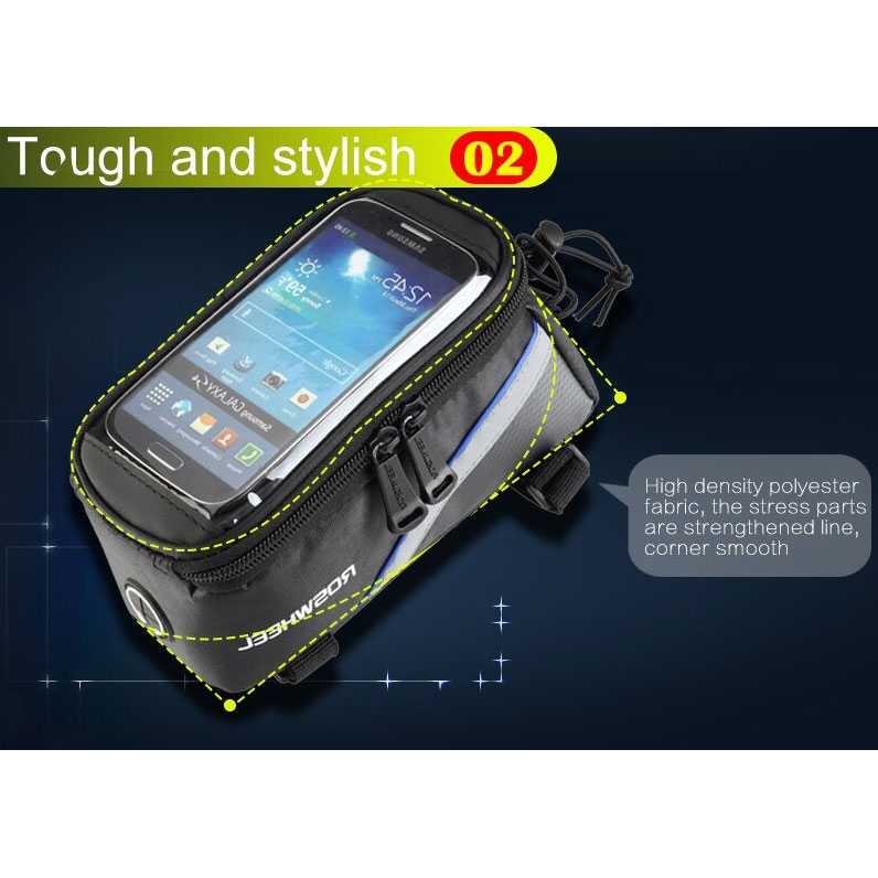 ROSWHEEL Tas Barang Sepeda Smartphone Holder Touch Waterproof - YP35