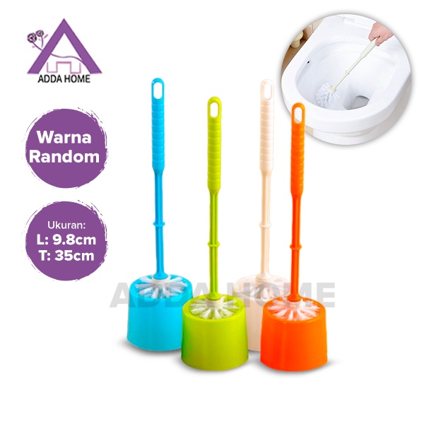 Adda Home - Alat Pembersih Sikat Kloset Kamar Mandi - Warna Random