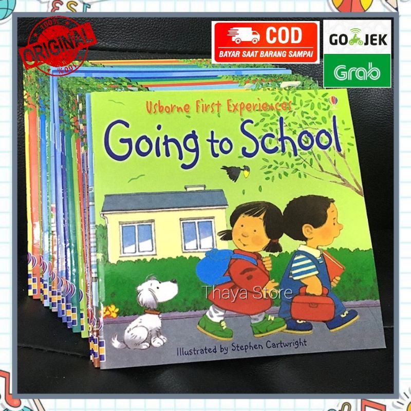 Usborne book  first experience and farmyard tales books set