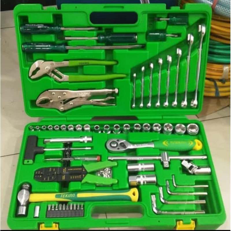 Jual Tekiro Tool Set 100 Pcs Tool Box Tekiro Tools Box Kunci Tekiro Set