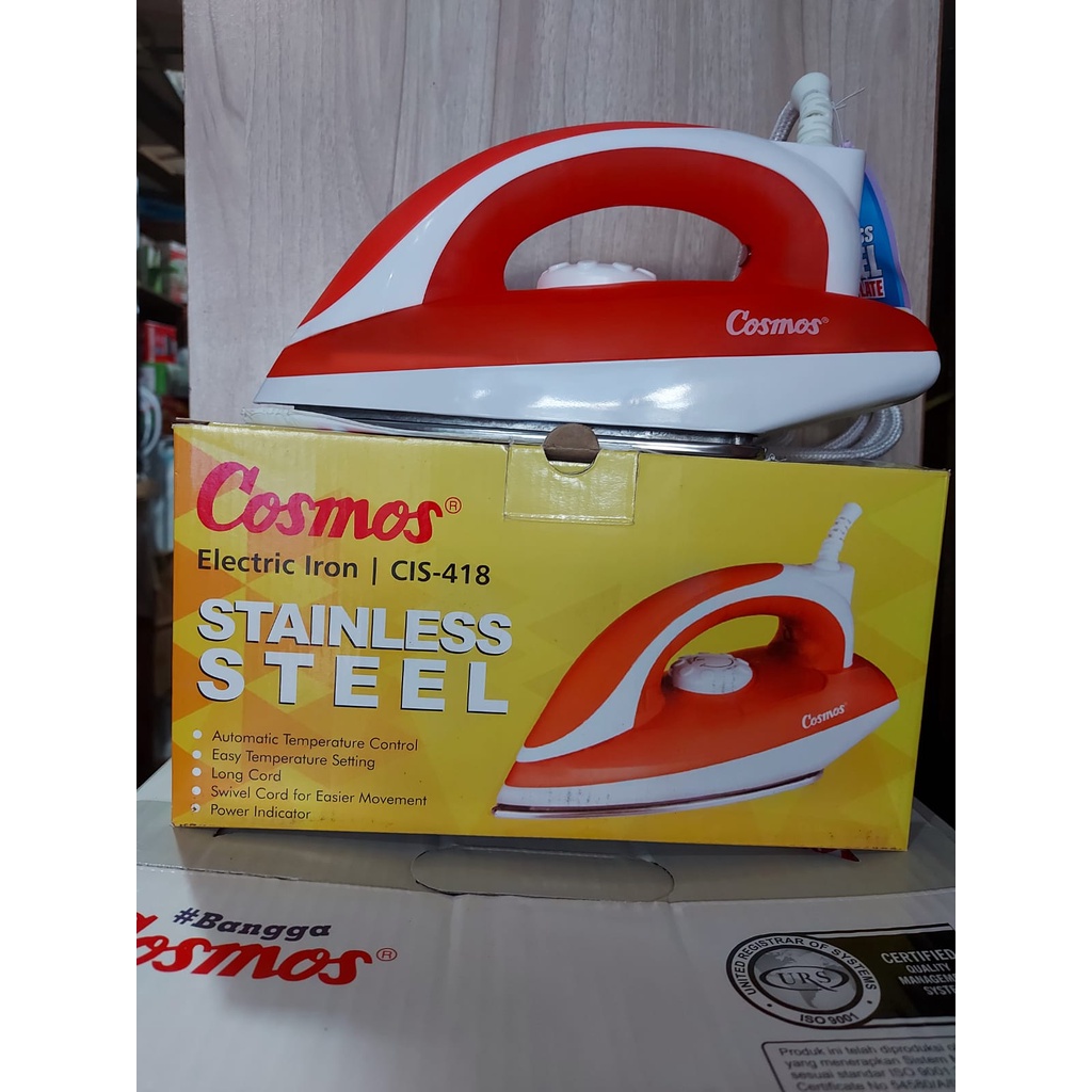 Setrika Listrik Cosmos | Setrika Stainless Steel | CIS - 418