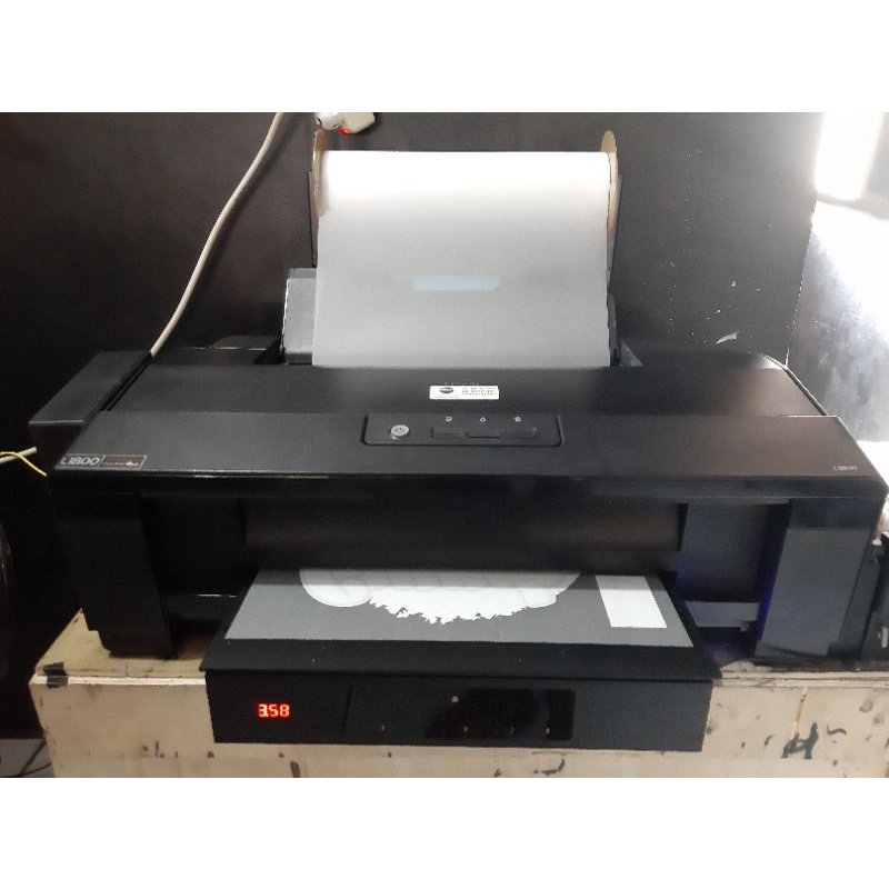 Paket PrinTer Sablon DTF epson L1800 second A3+ Print Haed New Ori