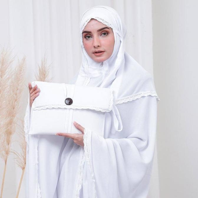 DIONISIA Tyara Mukena Dewasa Model Terbaru Jumbo Renda