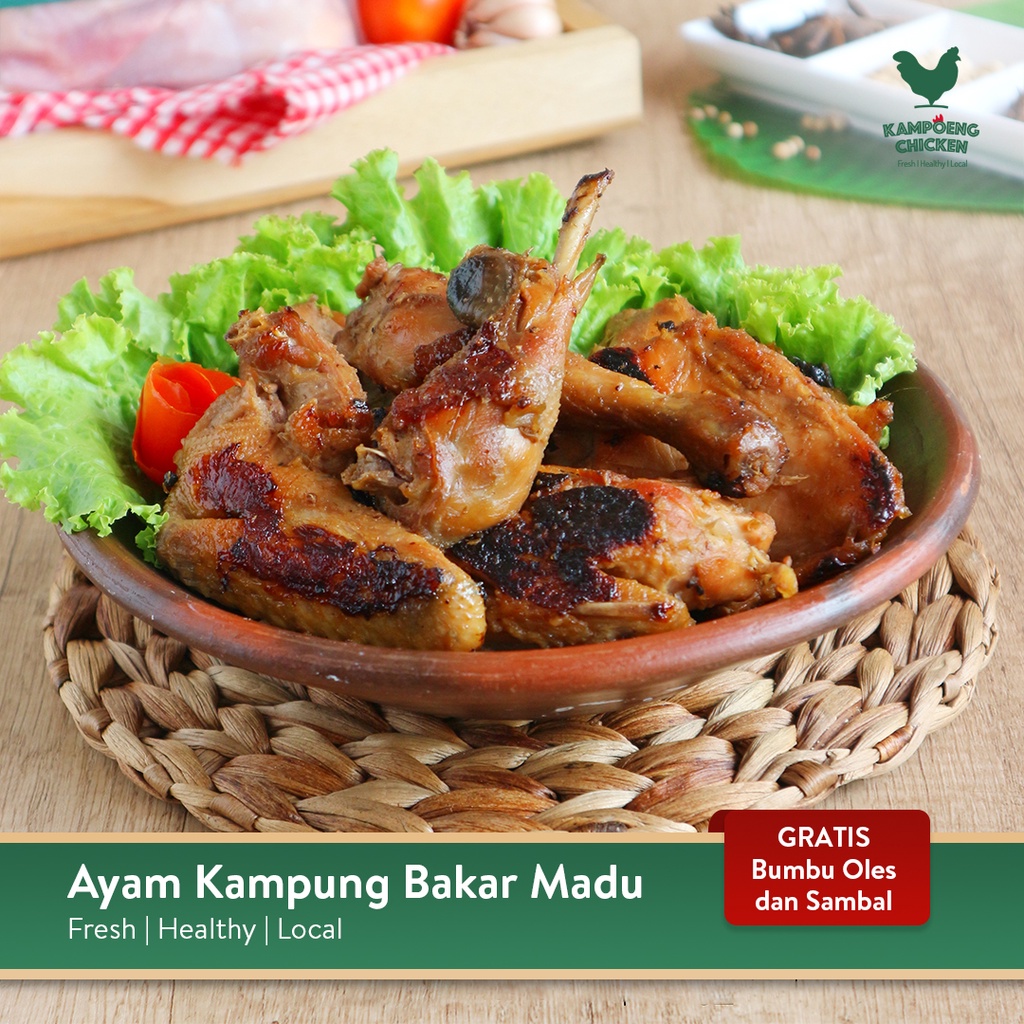 

Ayam Kampung Probiotik Bakar Madu Halal Sehat
