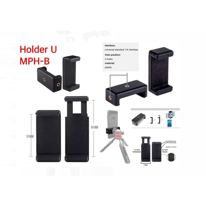 Holder E Holder U MPH-B Holder Satoo Holder Handphone HP Grosir