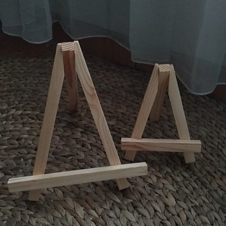 Stand Frame photo kayu/Mini Easel Stand WoodeN