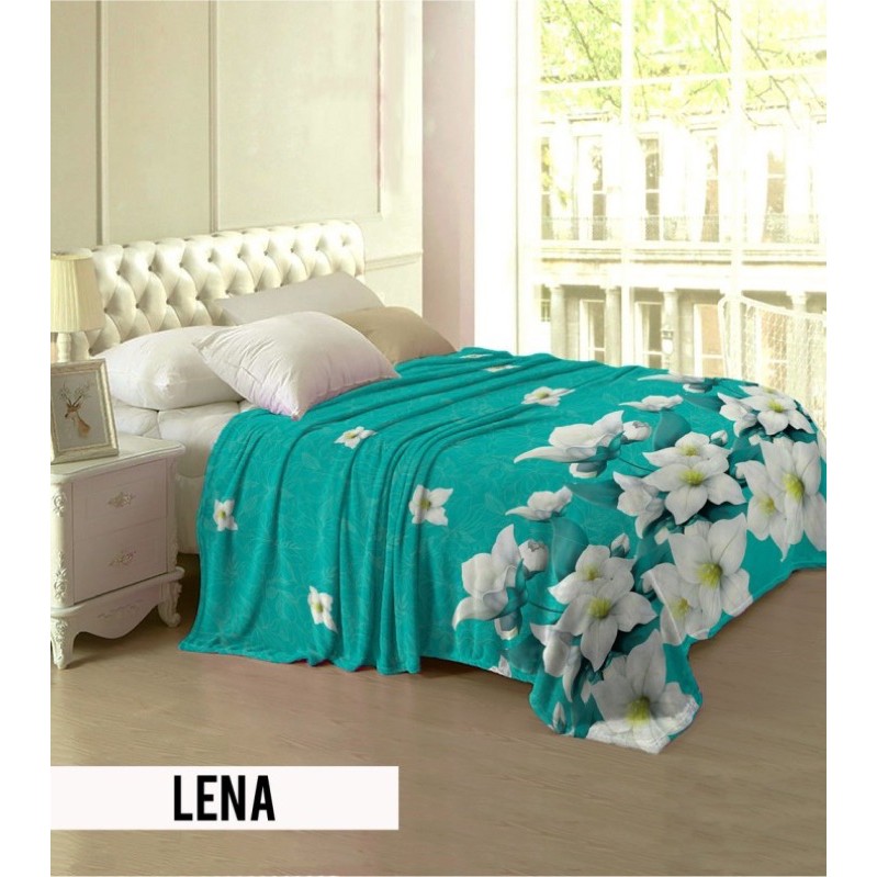 Selimut Lady Rose Terlaris bulu halus uk. 160x200 motif minimalis Stacko Glory Aquatic Roman Celine-Lena