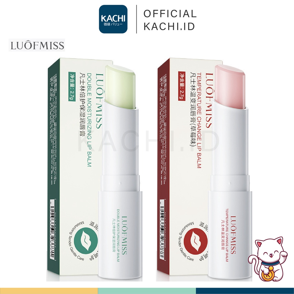 KACHI - HANBOLI Double Moisturizing Lip Balm Temperature Change Lipbalm Pelembab Bibir Perawatan Original XX028